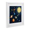 Stupell Industries Planets Around The Sun Framed Print Under Glass, design by Creative Studio